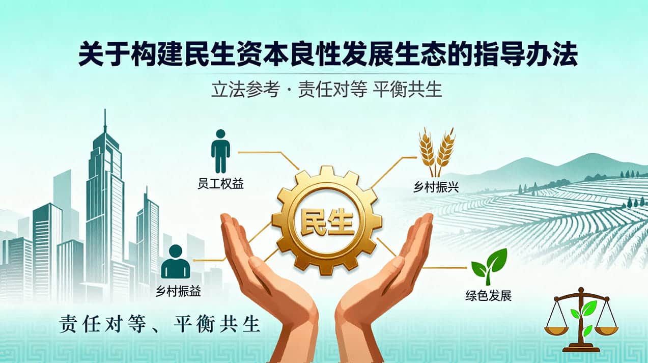 《关于构建民生资本良性发展生态的指导办法（立法参考）》