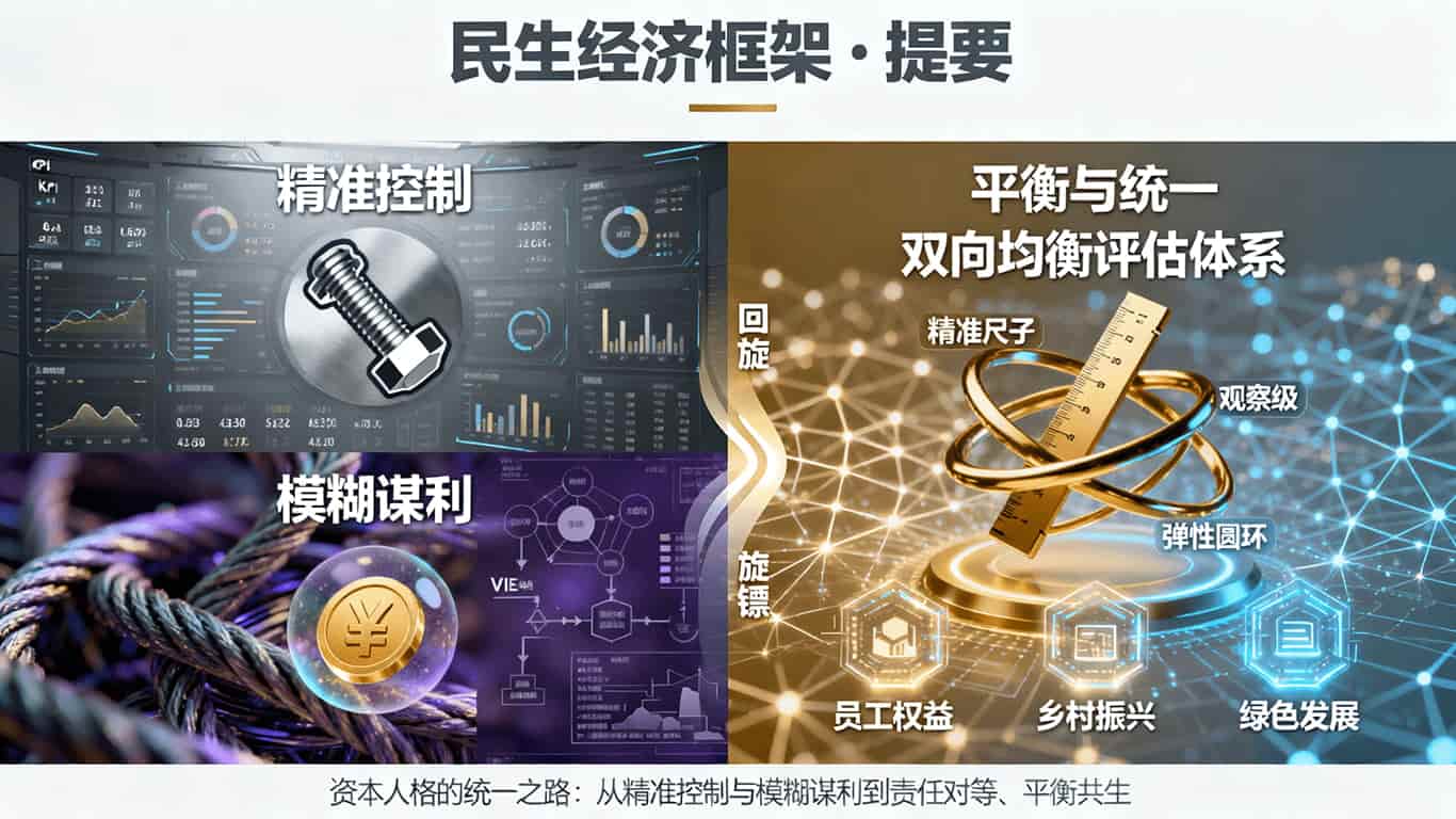 《民生经济框架 · 提要》